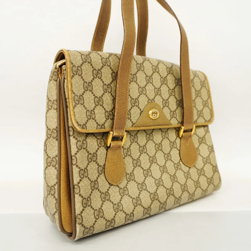 GUCCI  Handbag 116 02 080 Women's GG Supreme Handbag Beige