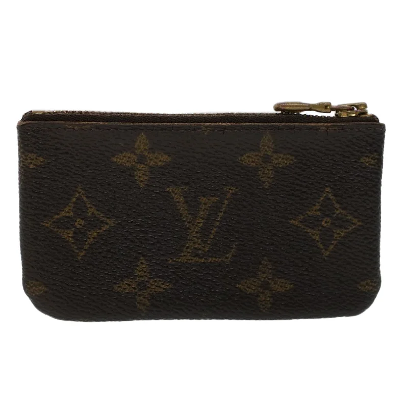 LOUIS VUITTON Monogram Pochette Cles Coin Purse M62650 LV  45008