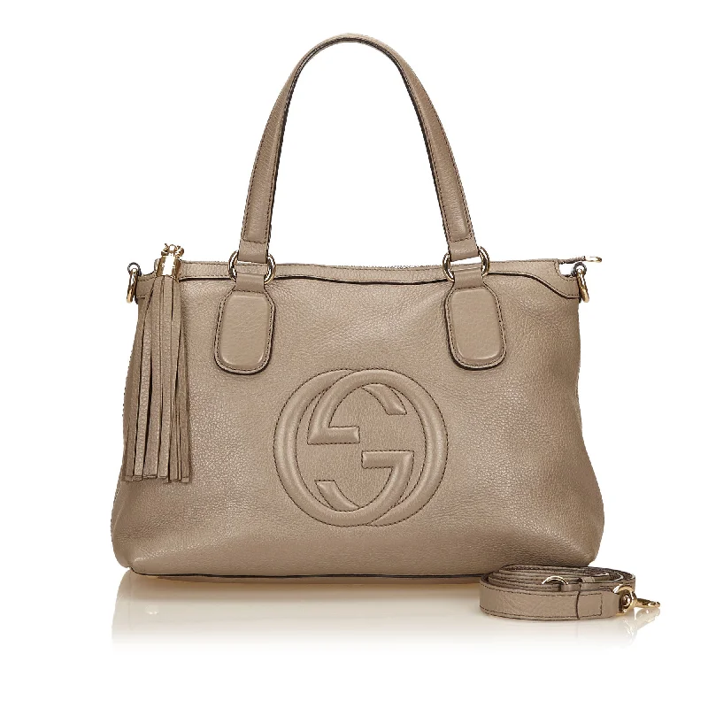 Soho Convertible Leather Tassel Bag