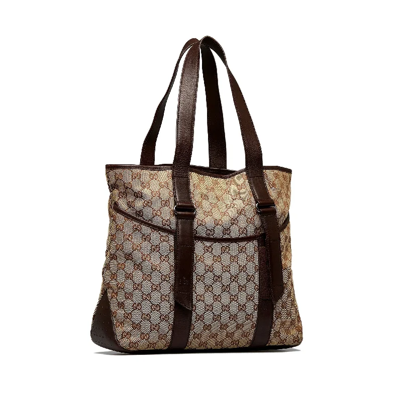 Brown Gucci GG Canvas Tote Bag