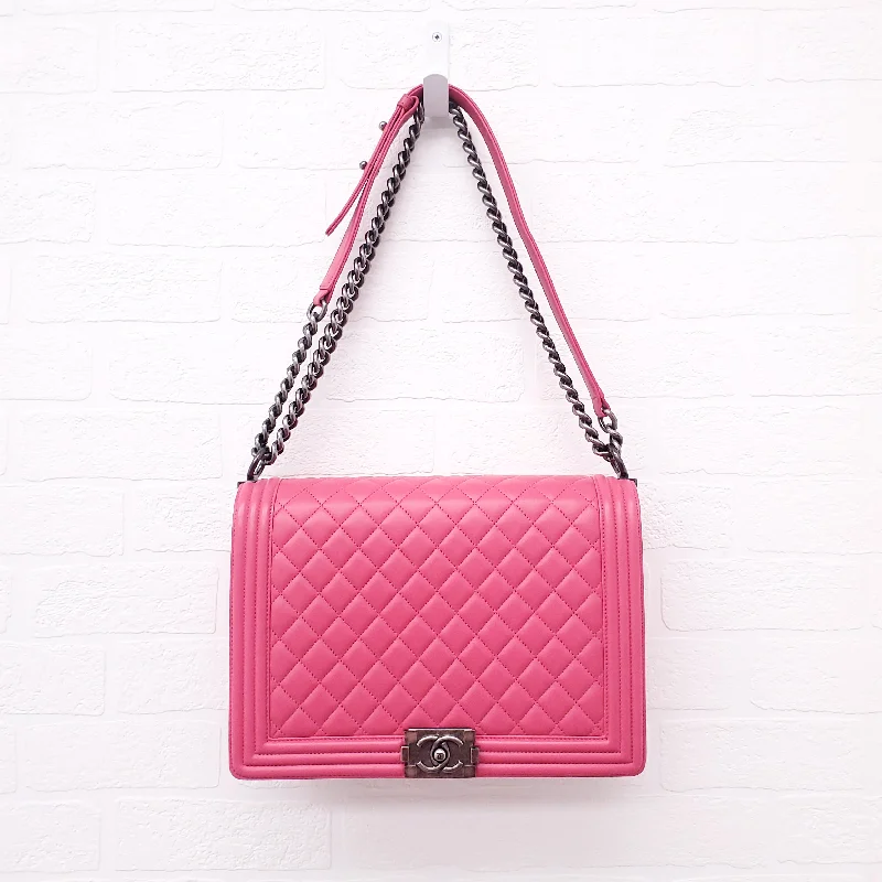 CHANEL PINK BOY BAG