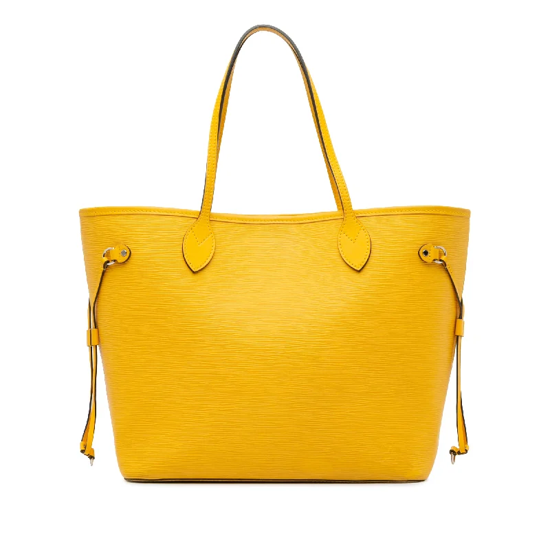 Yellow Louis Vuitton Epi Neverfull MM Tote Bag