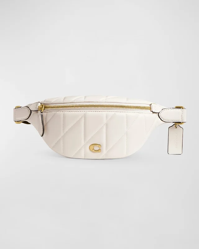 Pillow Quilted Leather Belt Bag