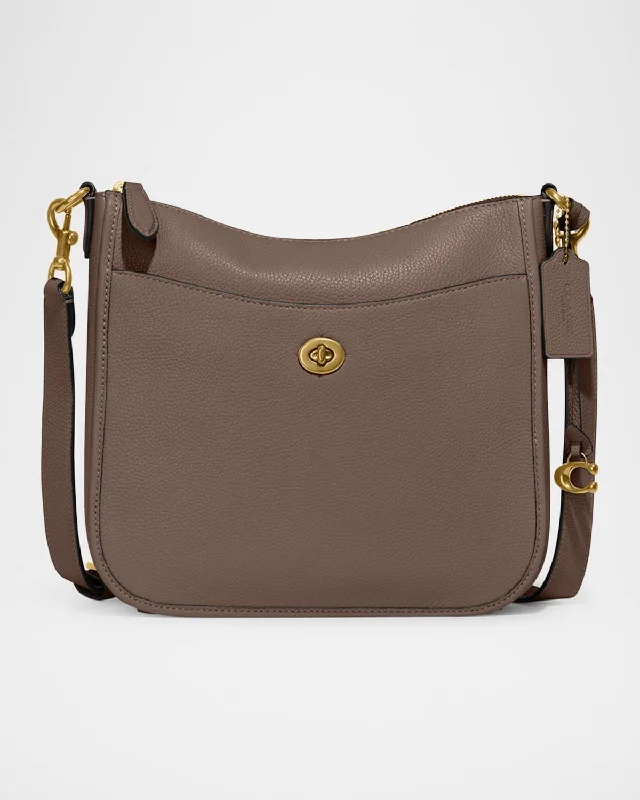 Polished Pebble Leather Crossbody Bag