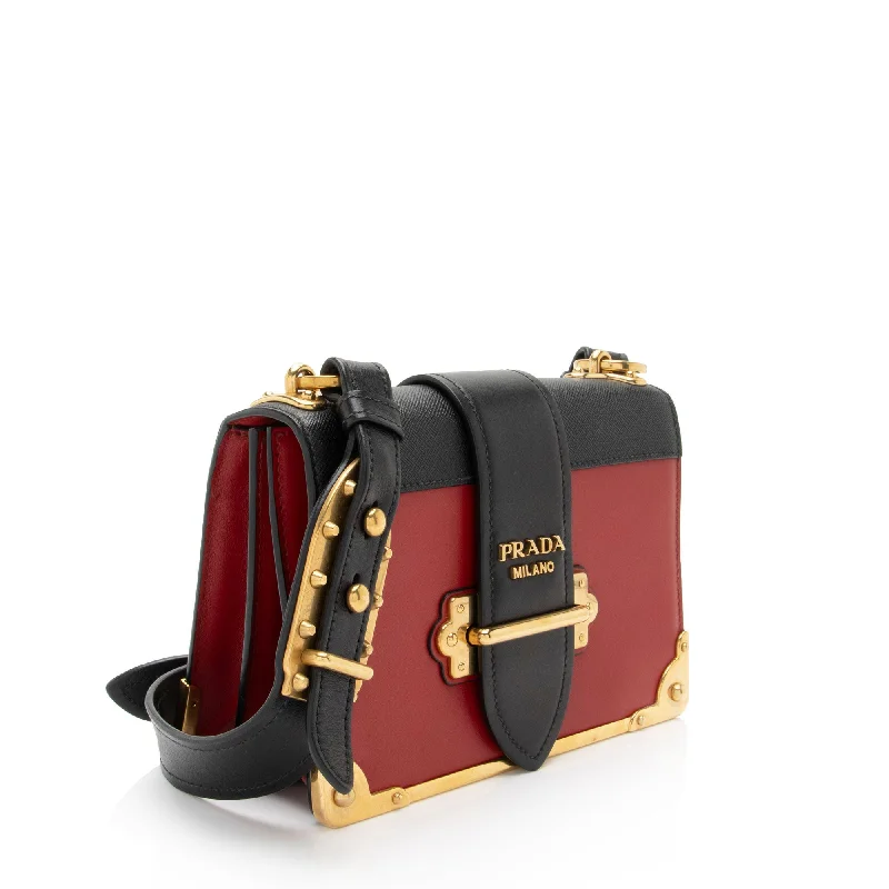 Prada Calfskin Cahier Shoulder Bag I9m1ff