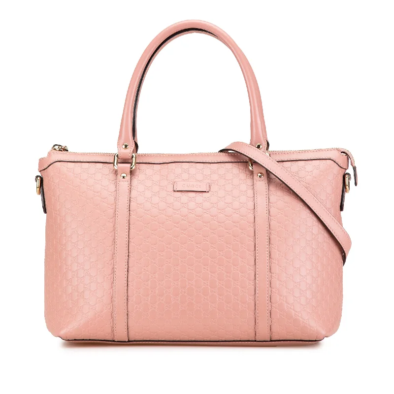 Pink Gucci Small Microguccissima Joy Satchel