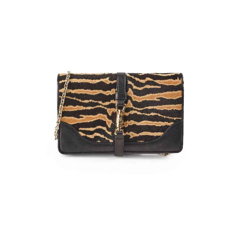 Gucci Zebra Print Calf Hair Broadway Bag