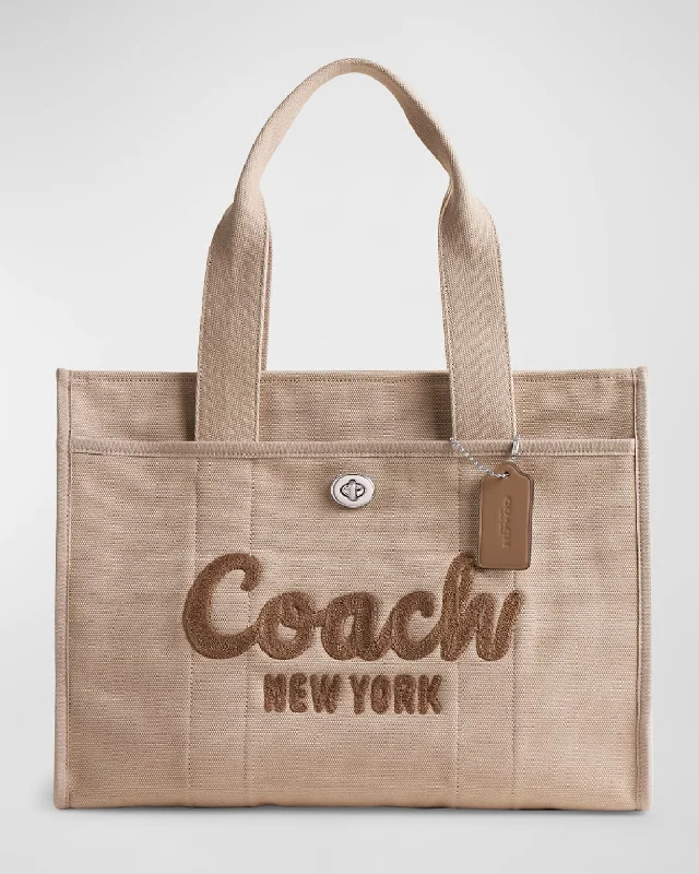 Logo Canvas Cargo Tote Bag