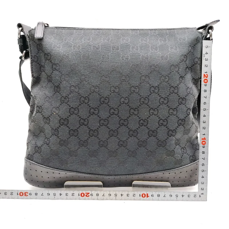 Gucci Black Canvas Crossbody Bag