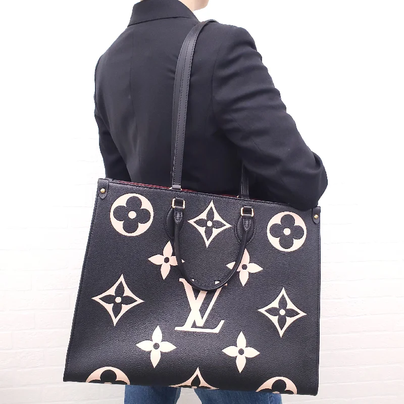 LOUIS VUITTON ONTHEGO GM BICOLOUR MONOGRAM TOTE