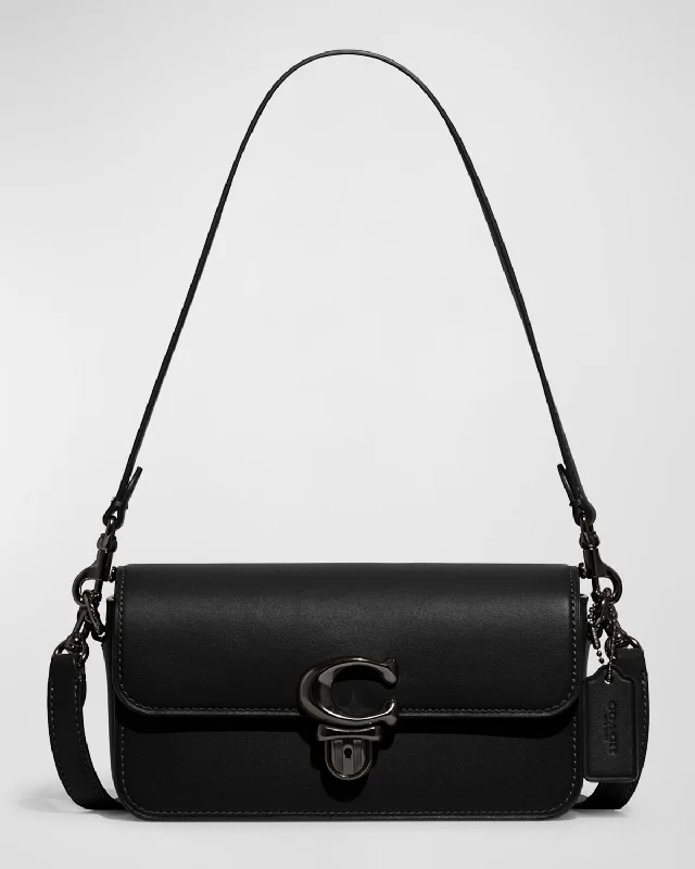 Studio Flap Napa Leather Shoulder Bag