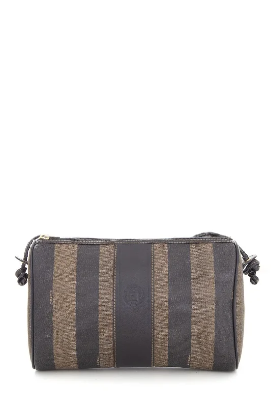 Fendi Brown Penguin Stripe Handbag