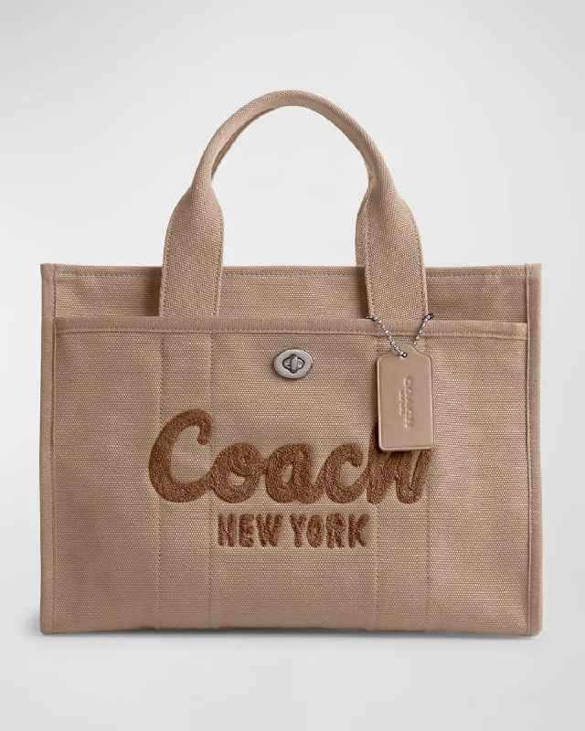 Logo Canvas Cargo Tote Bag