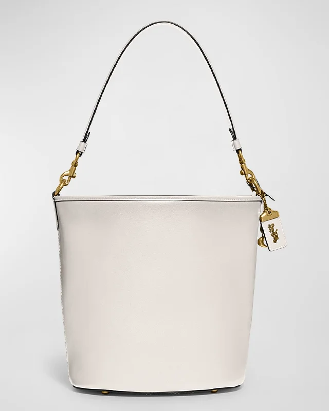 Dakota Glove-Tanned Leather Bucket Bag