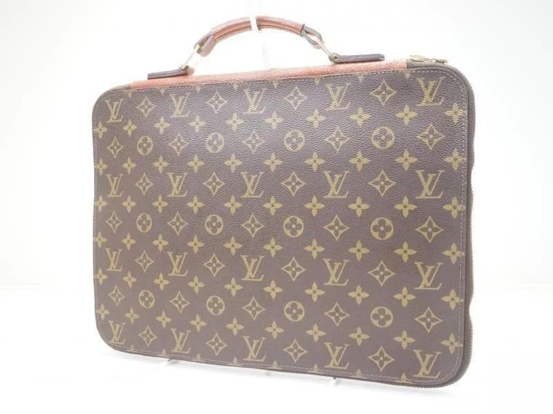 Authentic Pre-owned Louis Vuitton Monogram Vintage Poche Documents Poignee Document Case No52 163002