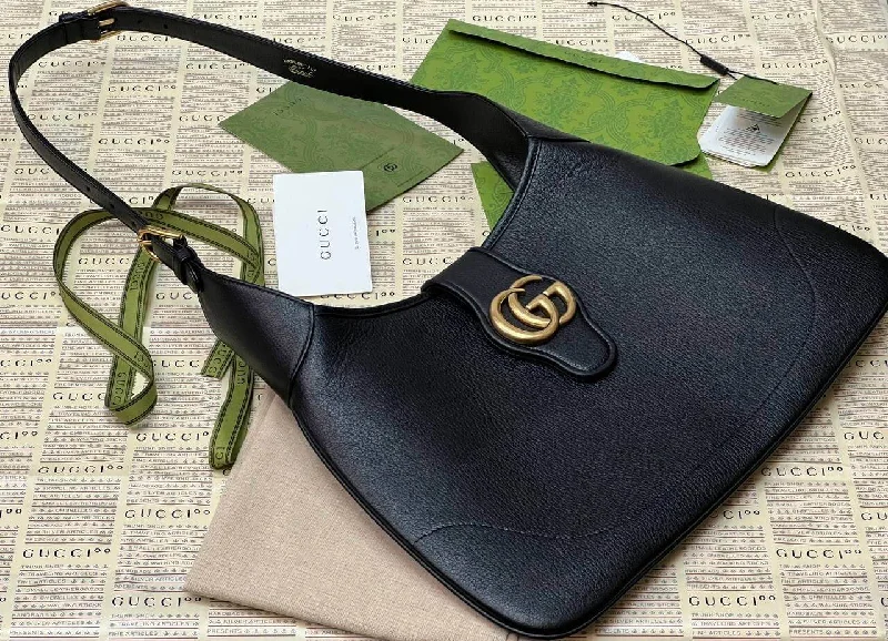 Gucci Aphrodite large shoulder bag black