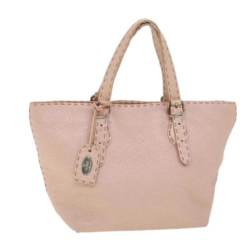 FENDI Celeria Tote Bag Leather Pink  bs4616