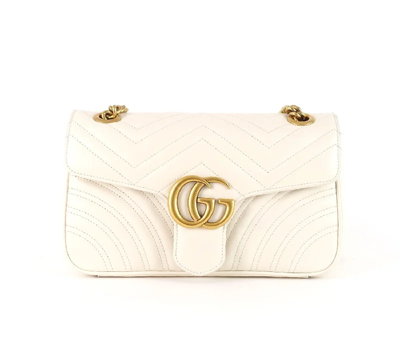 Marmont Matelasse Chevron Leather Small Bag