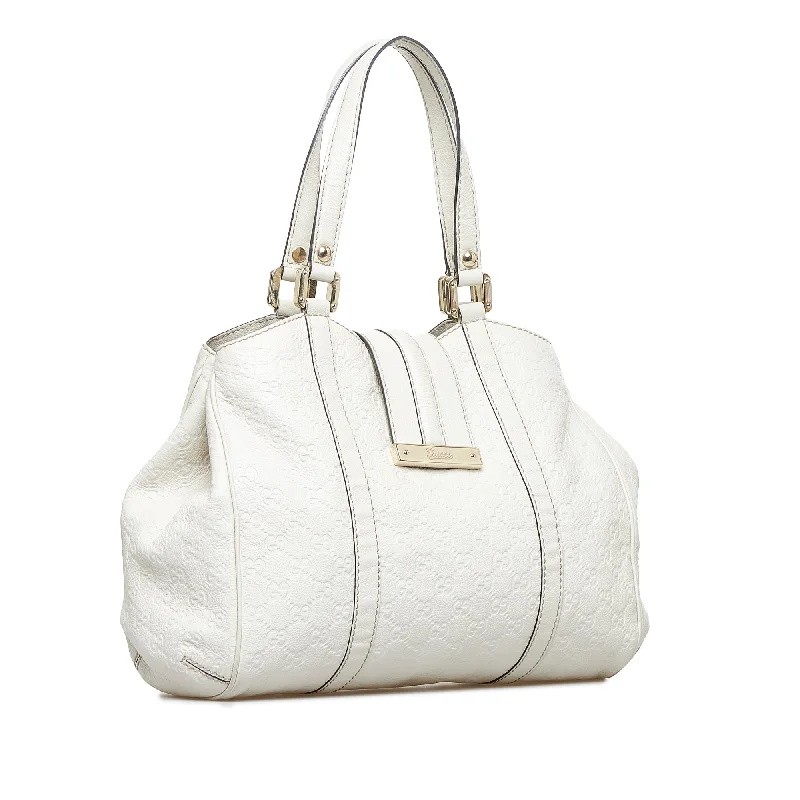 White Gucci Guccissima New Ladies Tote Bag