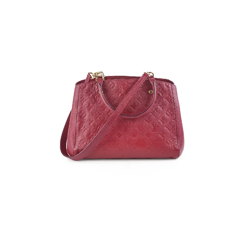 Louis Vuitton Empriente Montaigne Bag Burgundy