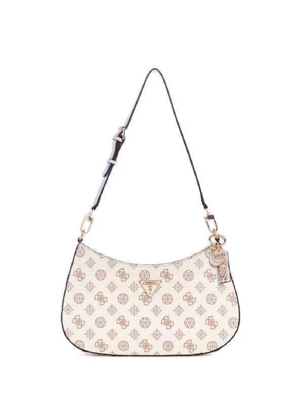 Cream Logo Noelle Shoulder Bag