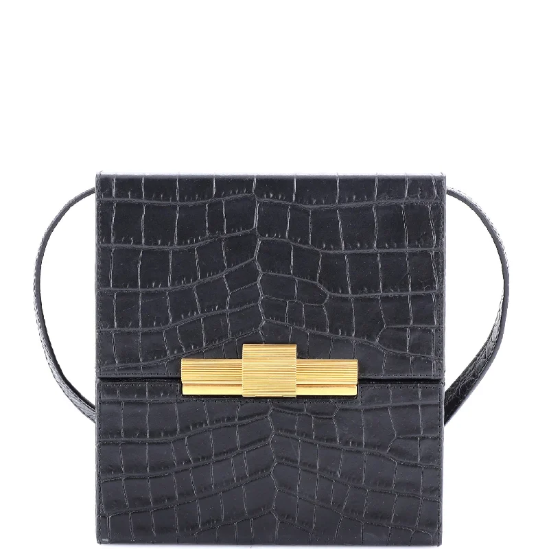 Daisey Bag Crocodile Embossed Leather