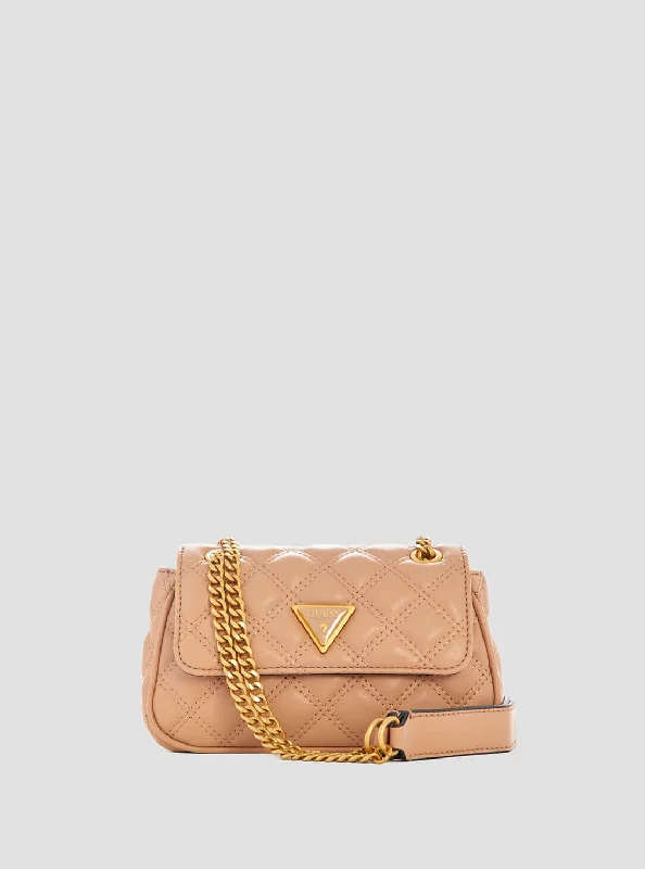 Beige Giully Mini Convertible Crossbody Bag