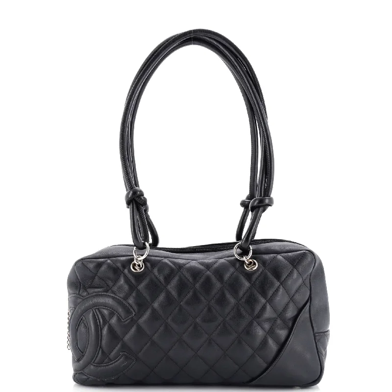 Cambon Bowler Bag Quilted Leather Medium