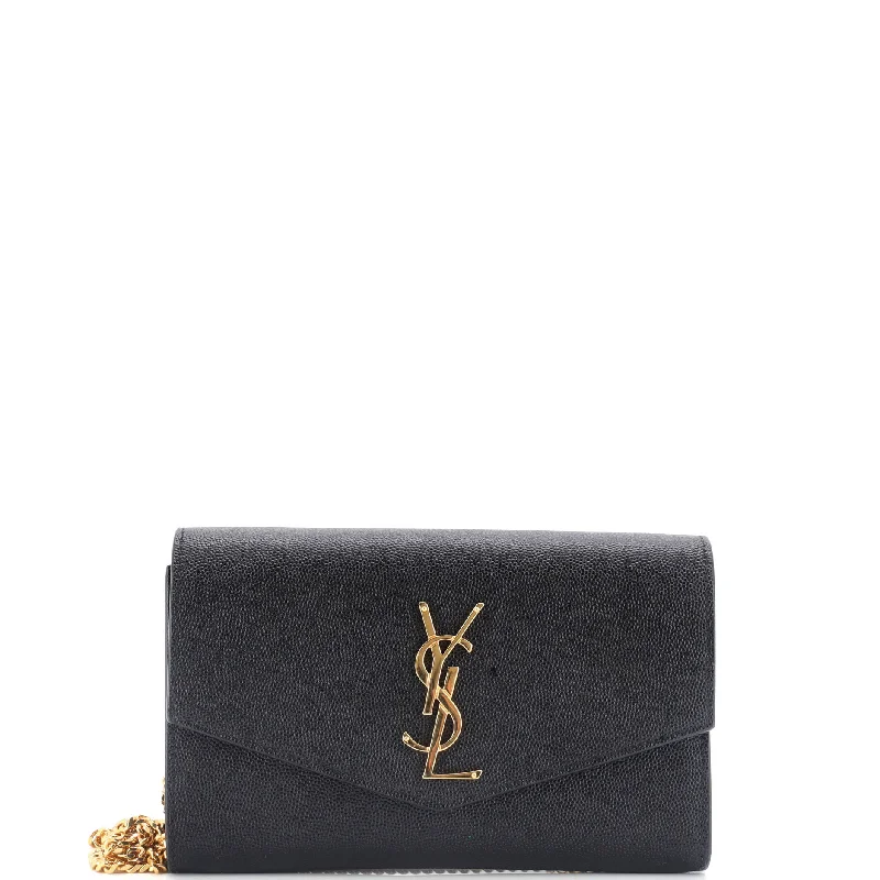 Uptown Chain Wallet Leather