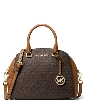 Michael Michael Kors Maxine Signature Logo Dome Satchel