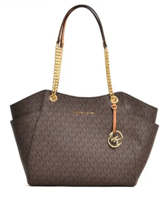 Michael Michael Kors Jet Set Travel Large Chain Signature Tote