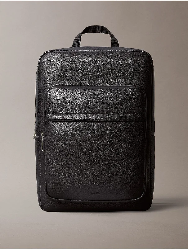 Men's Micro Pebble Slim Backpack - Black