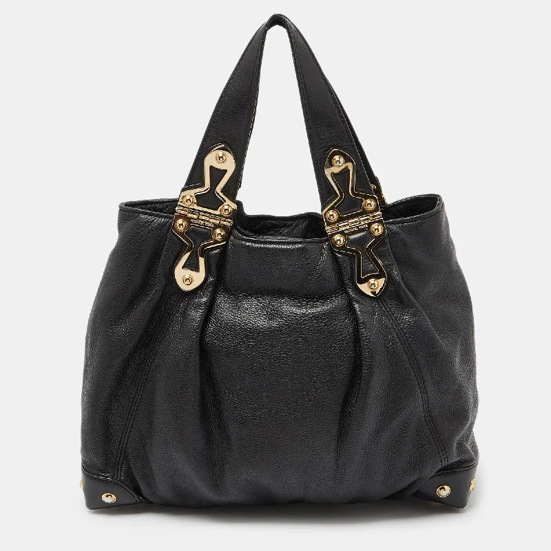 Black Leather Tote