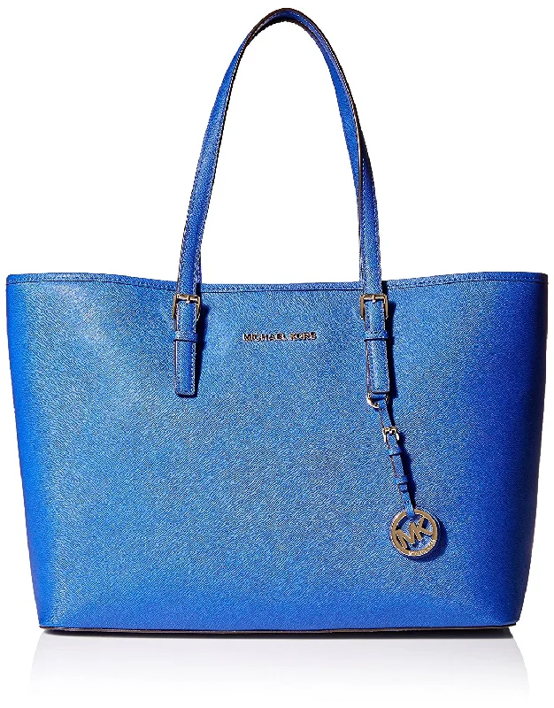 MICHAEL Michael Kors Jet Set Travel Medium Multifunction Tote (Sapphire)