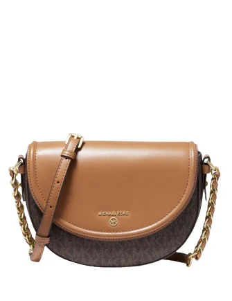 Michael Michael Kors Signature Half Dome Chain Crossbody