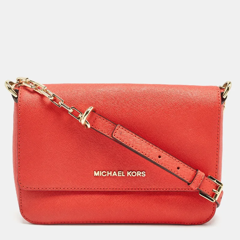 Red Leather Daniela Crossbody Bag