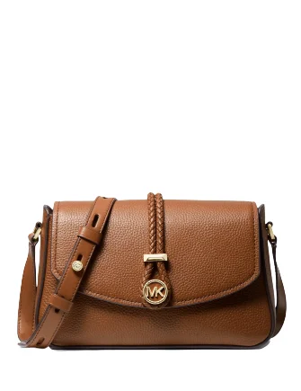 Michael Michael Kors Lea Medium Leather Flap Messenger Bag