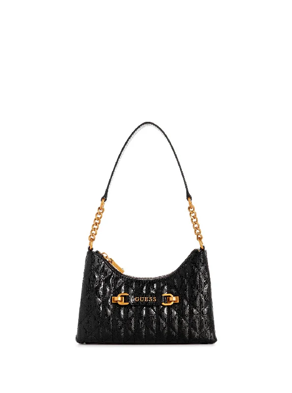 Black Aveta Mini Shoulder Bag