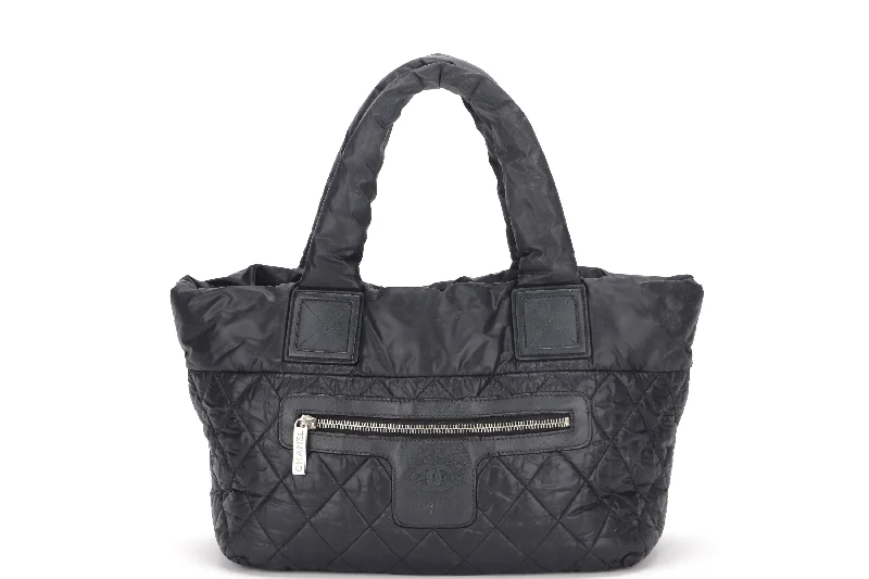 CHANEL COCO COCOON BLACK NYLON PM TOTE (1668xxxx), NO CARD & DUST COVER