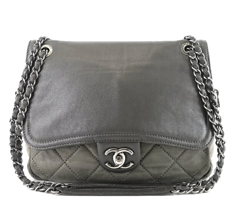 CC Flap Quilted Leather Bag