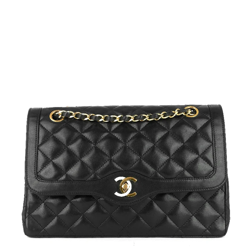 Double Flap Quilted Lambskin Leather Bag