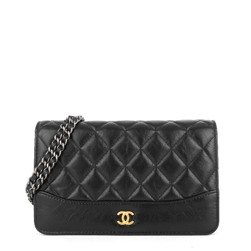 Gabrielle Matelassé Calfskin Wallet on Chain WOC