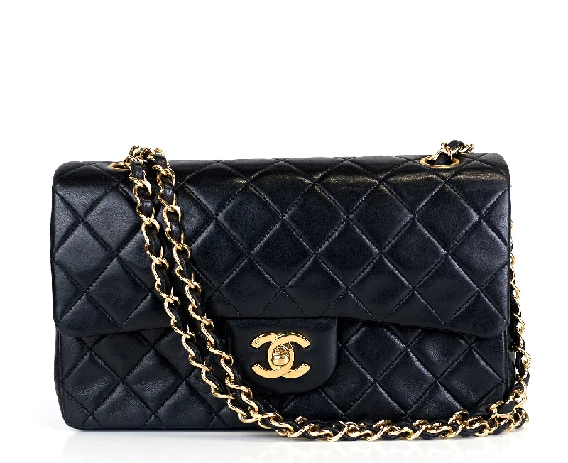 Double Flap Quilted Lambskin Leather Bag