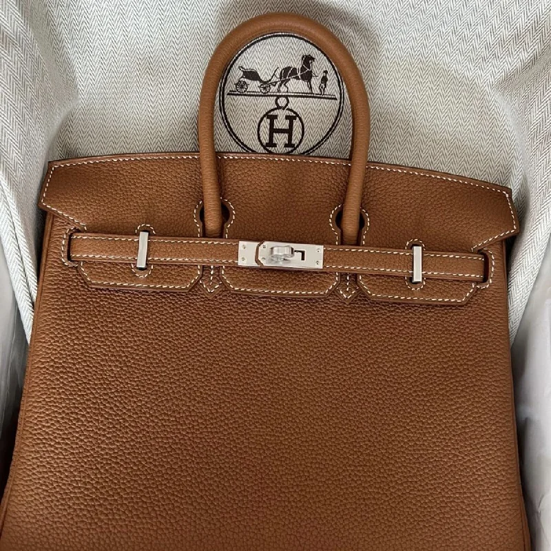 Hermès Birkin 25 Gold Togo Palladium Hardware PHW