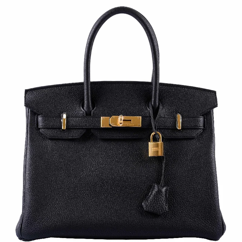 Hermès Birkin 30 Black Togo Gold Hardware