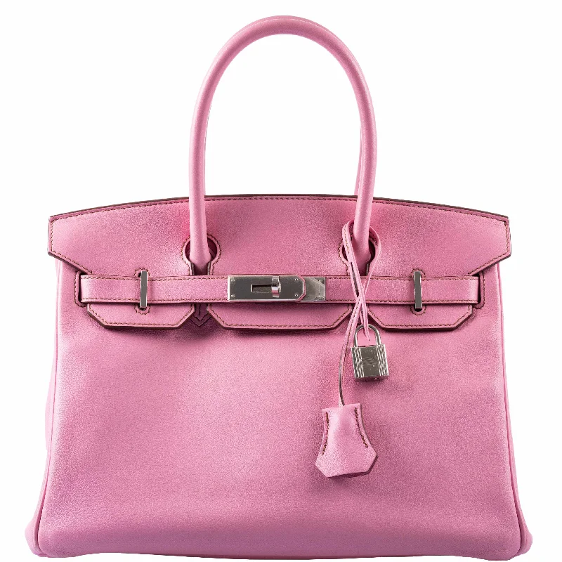 Hermès Birkin 30 5P Bubblegum Pink Swift Palladium Hardware