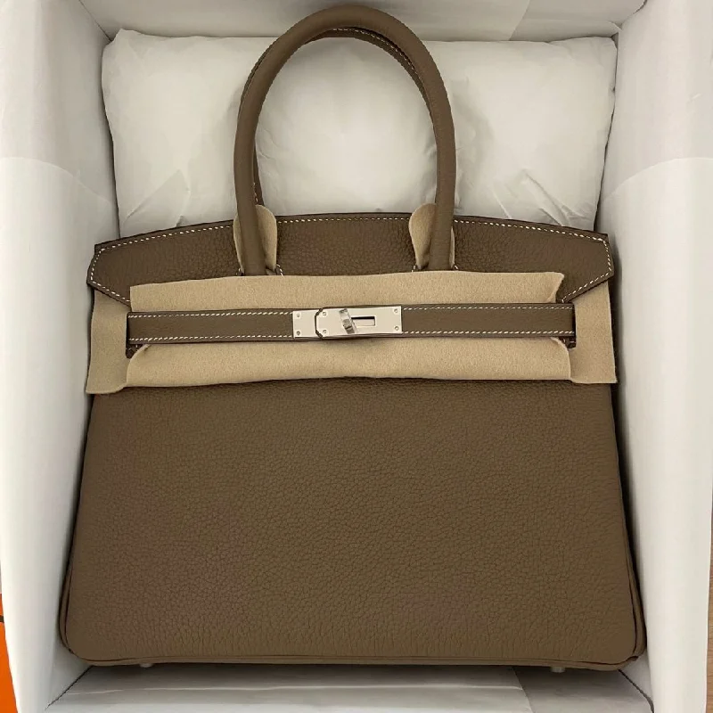 Hermès Birkin 30 Etoupe Togo Palladium Hardware PHW