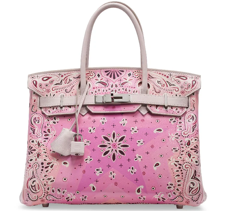 Hermès Birkin 30 Rose Dragée Painted Swift Palladium Hardware * JaneFinds Custom Shop