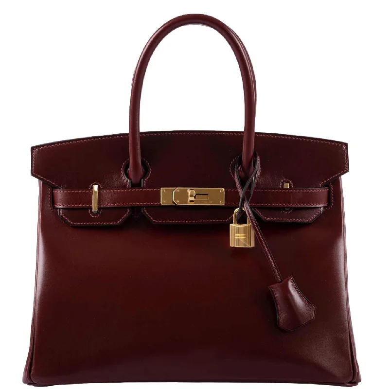 Hermès Birkin 30 Rouge H Calf Box Leather Gold Hardware - 2015, X