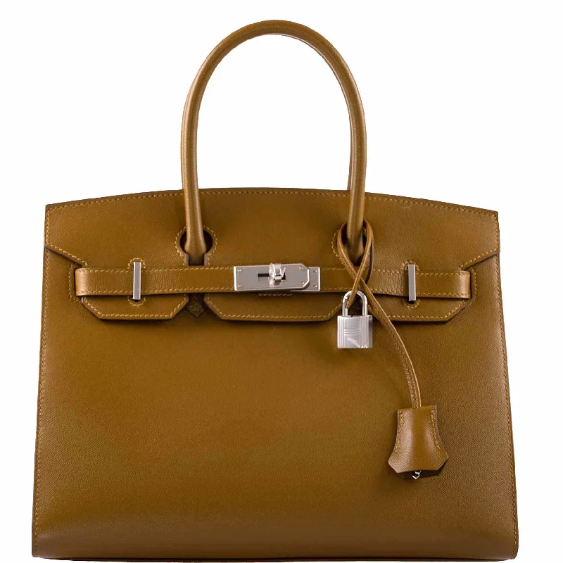 Hermès Birkin 30 Sellier Bronze Dore Madame Grain Palladium Hardware - 2019, D